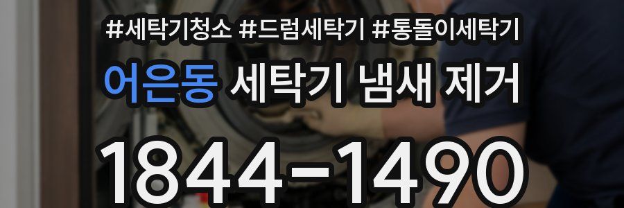 어은동 세탁기 냄새 제거