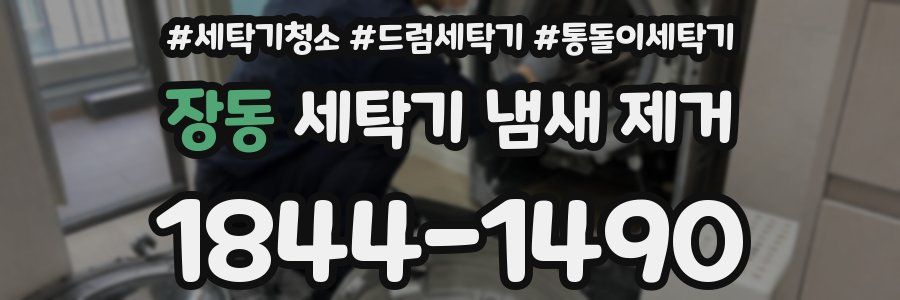 장동 세탁기 냄새 제거
