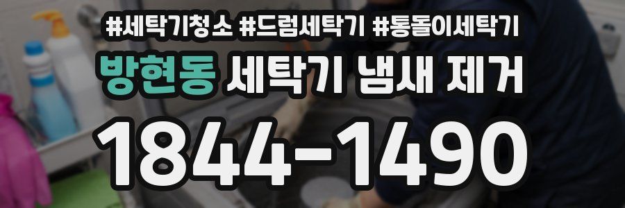 방현동 세탁기 냄새 제거