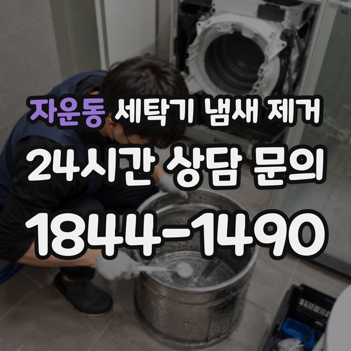 자운동 세탁기 냄새 제거