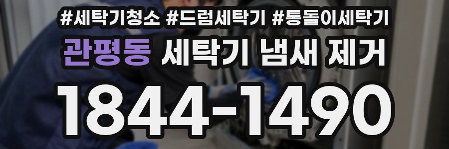 관평동 세탁기 냄새 제거