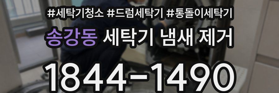 송강동 세탁기 냄새 제거