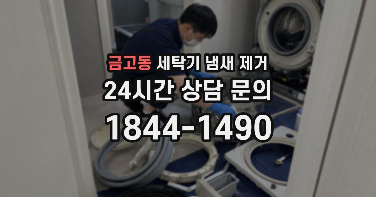 금고동 세탁기 냄새 제거