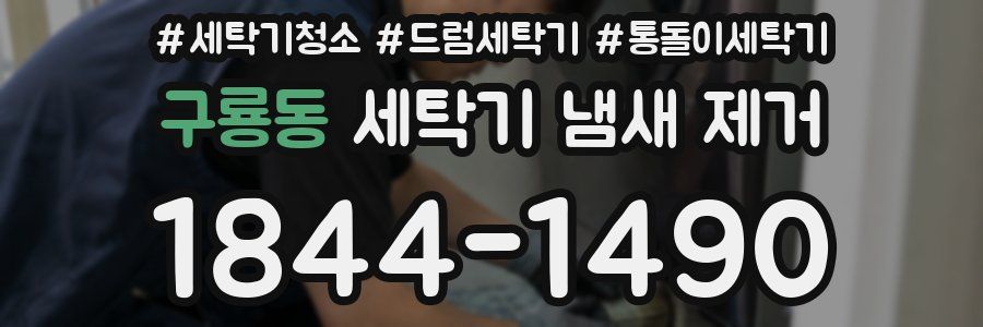 구룡동 세탁기 냄새 제거