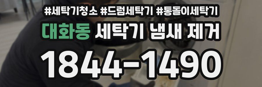 대화동 세탁기 냄새 제거