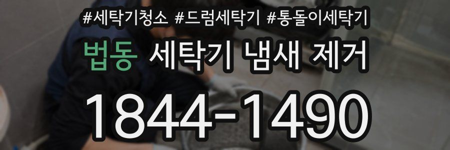 법동 세탁기 냄새 제거