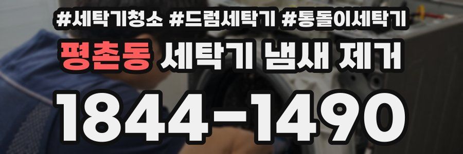 평촌동 세탁기 냄새 제거