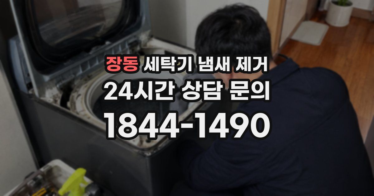 장동 세탁기 냄새 제거