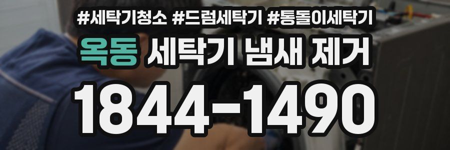 옥동 세탁기 냄새 제거