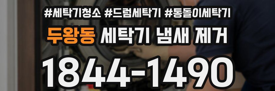 두왕동 세탁기 냄새 제거
