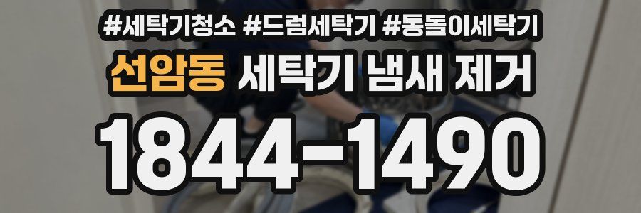 선암동 세탁기 냄새 제거