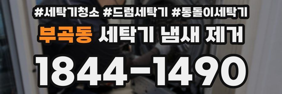 부곡동 세탁기 냄새 제거