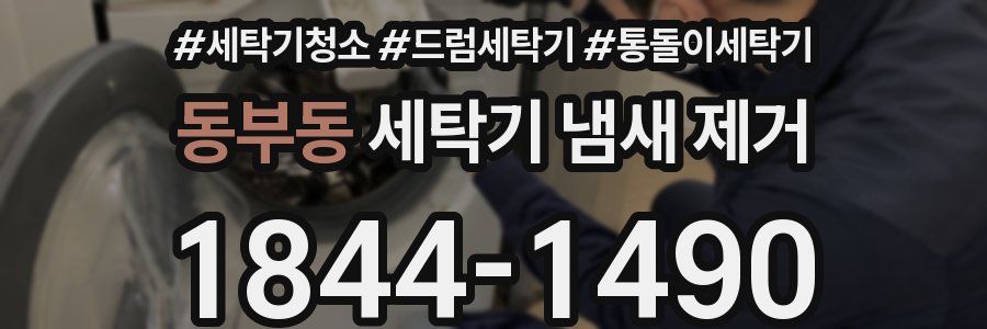 동부동 세탁기 냄새 제거