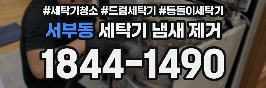 서부동 세탁기 냄새 제거