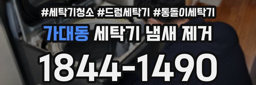 가대동 세탁기 냄새 제거