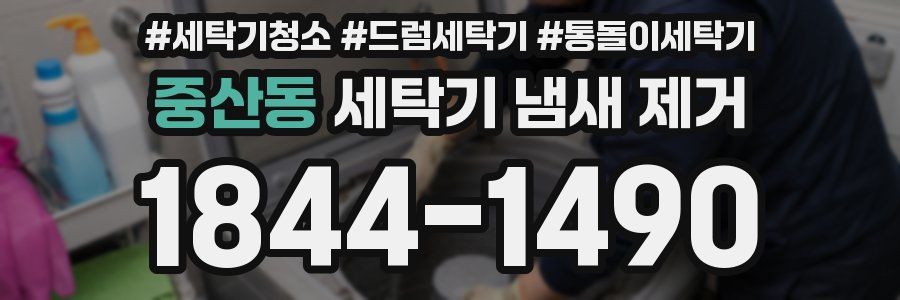 중산동 세탁기 냄새 제거