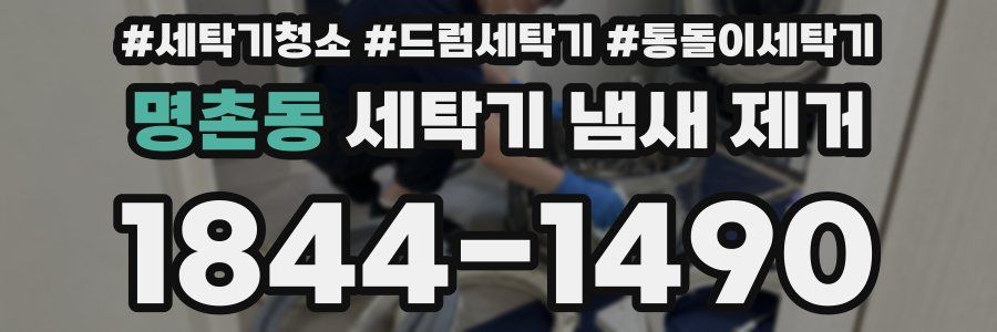 명촌동 세탁기 냄새 제거