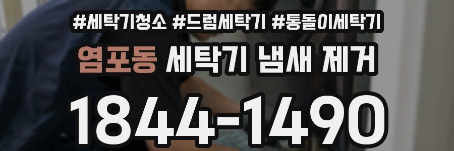 염포동 세탁기 냄새 제거