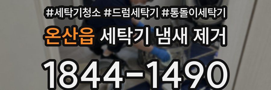 온산읍 세탁기 냄새 제거