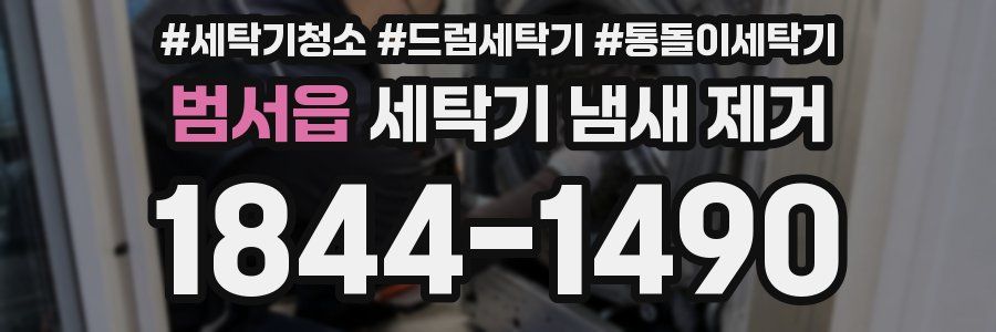 범서읍 세탁기 냄새 제거
