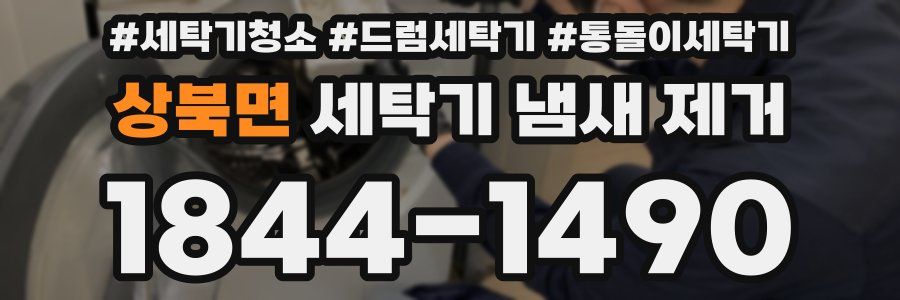 상북면 세탁기 냄새 제거