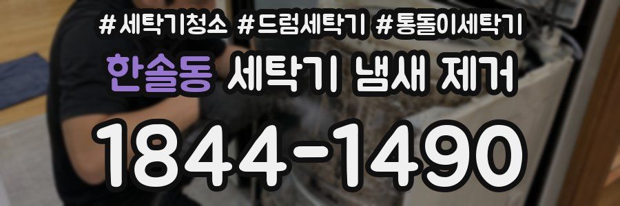 한솔동 세탁기 냄새 제거