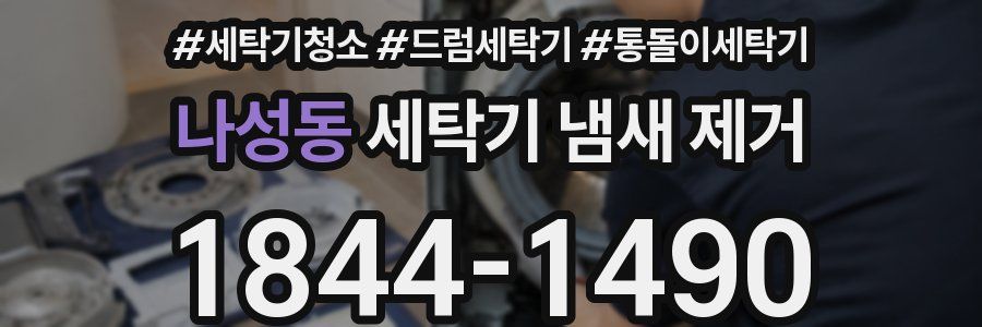 나성동 세탁기 냄새 제거