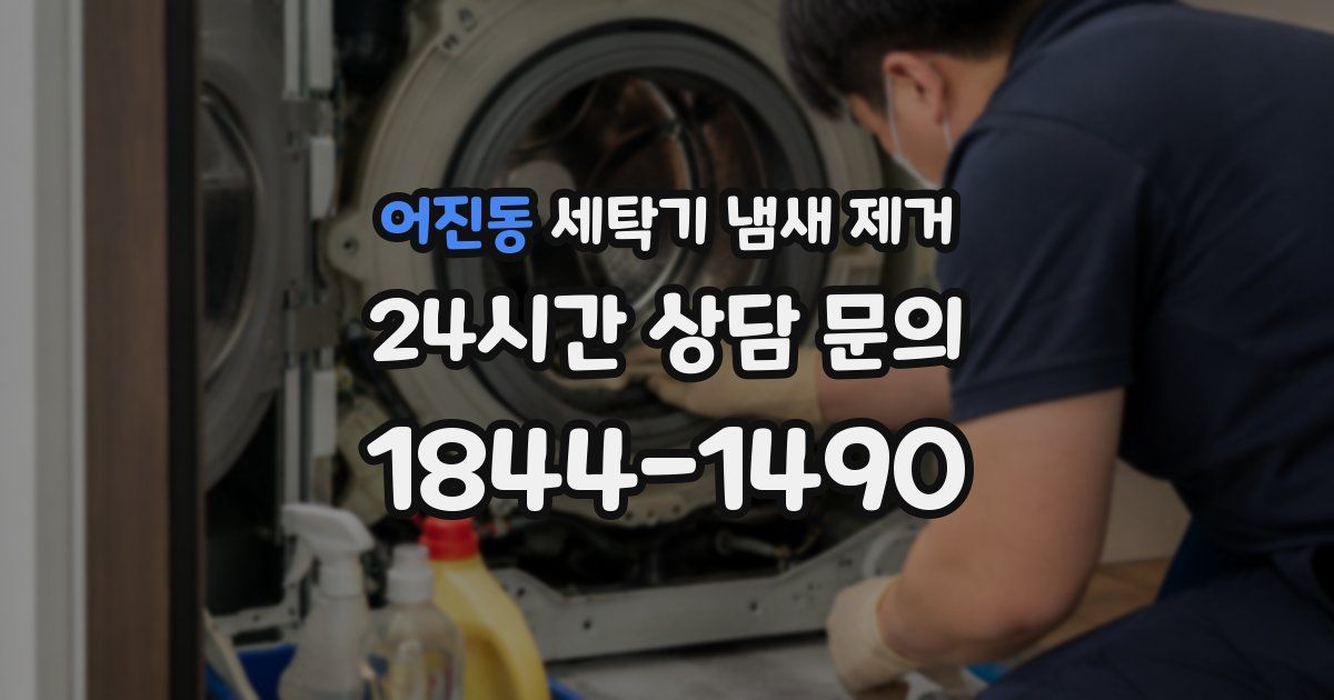 어진동 세탁기 냄새 제거
