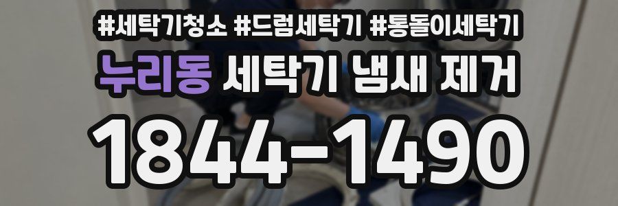 누리동 세탁기 냄새 제거