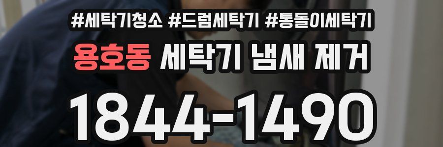 용호동 세탁기 냄새 제거