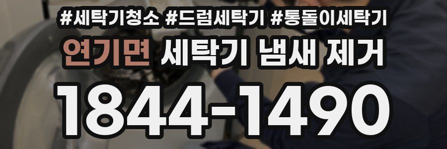연기면 세탁기 냄새 제거