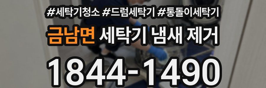 금남면 세탁기 냄새 제거