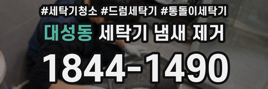 대성동 세탁기 냄새 제거