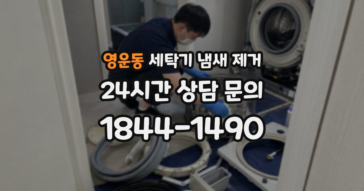 영운동 세탁기 냄새 제거