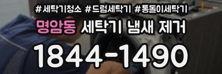 명암동 세탁기 냄새 제거