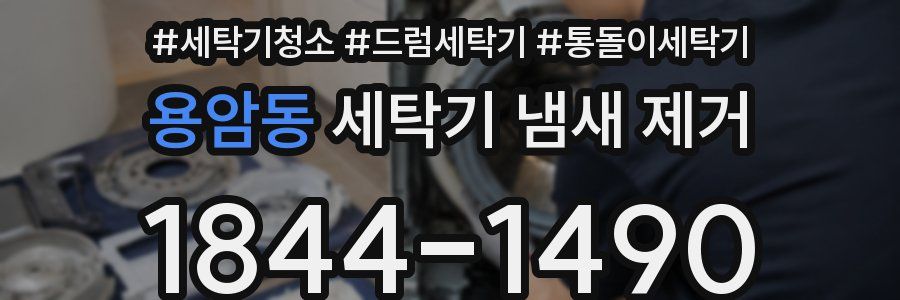 용암동 세탁기 냄새 제거