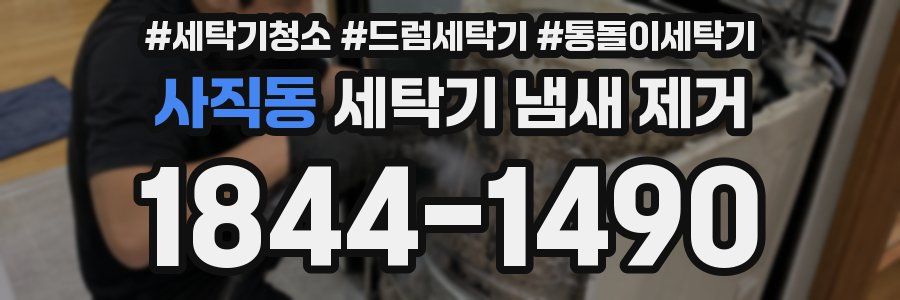 사직동 세탁기 냄새 제거