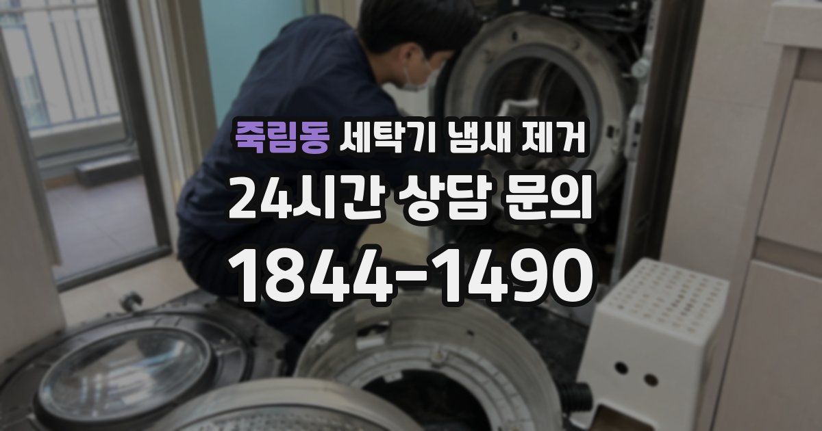 죽림동 세탁기 냄새 제거