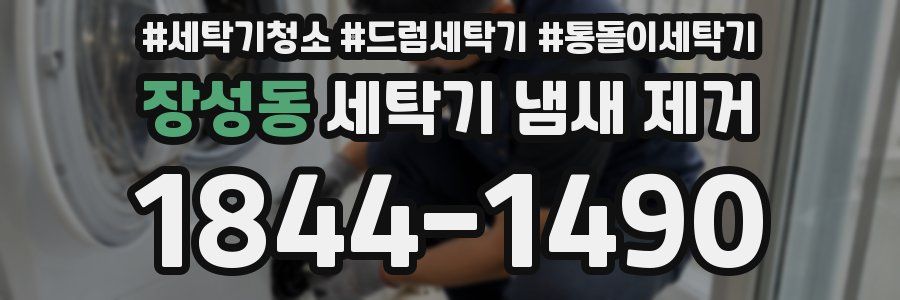 장성동 세탁기 냄새 제거