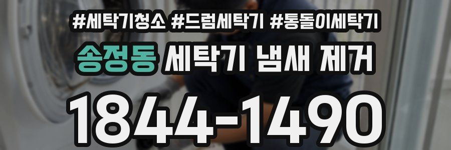 송정동 세탁기 냄새 제거