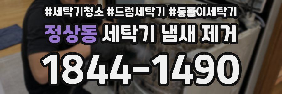 정상동 세탁기 냄새 제거