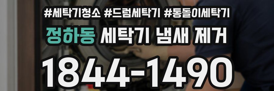 정하동 세탁기 냄새 제거