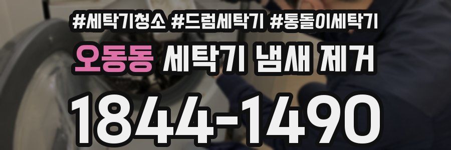 오동동 세탁기 냄새 제거