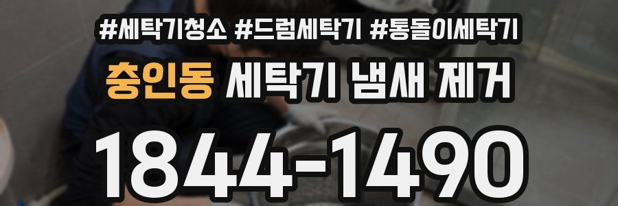 충인동 세탁기 냄새 제거