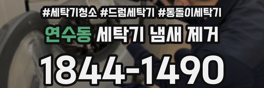 연수동 세탁기 냄새 제거