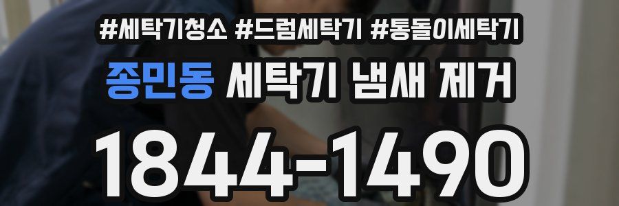 종민동 세탁기 냄새 제거