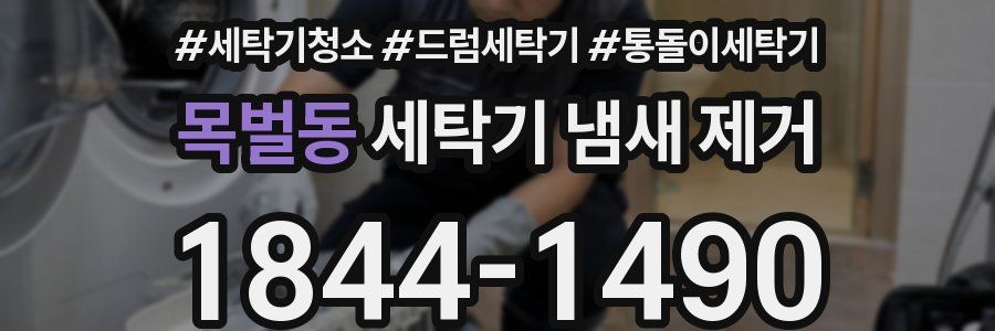 목벌동 세탁기 냄새 제거