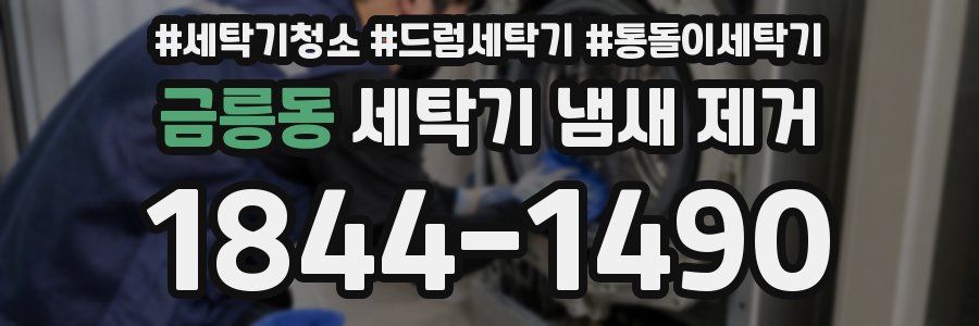 금릉동 세탁기 냄새 제거