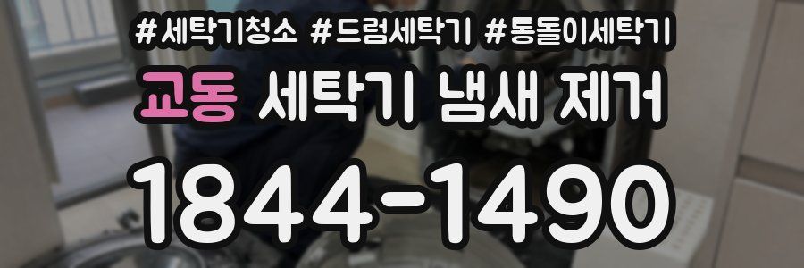 교동 세탁기 냄새 제거