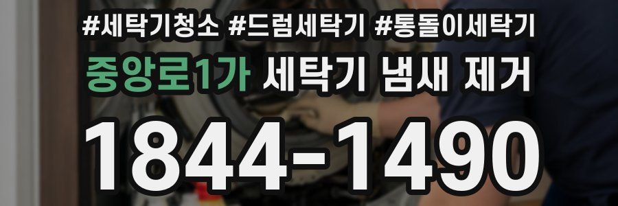 중앙로1가 세탁기 냄새 제거